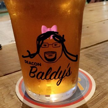 Deacon Baldy's - Cute beer glasses - Food Trucks Near Me - Magnolia, Texas