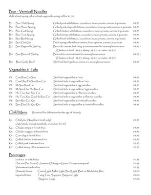 Menu photo 3 Pho' Kim Vietnamese Oklahoma City, OK Menu photo 3 Pho' Kim Vietnamese Oklahoma City, OK