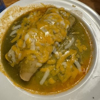 Amor and Tacos - Chicken enchilada (ala carte) with green sauce. - Mexican Near Me - Stevensville, Montana
