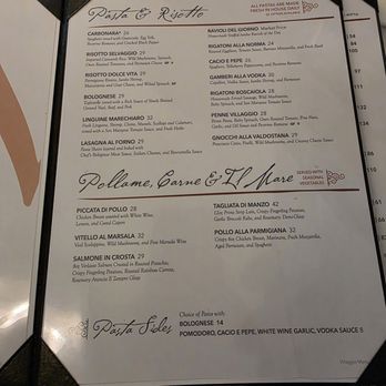 Villaggio Ristorante and Bar - Menu - Italian Near Me - Pinehurst, North Carolina Villaggio Ristorante and Bar - Menu - Italian Near Me - Pinehurst, North Carolina