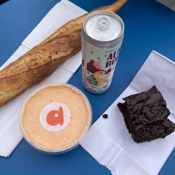 Petit Marche - Baguette, pimento cheese spread, brownie - Coffee & Tea Near Me - Flagstaff, Arizona