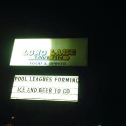 Long Lake Tavern - sign