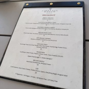 The Tavern at Firefall Ranch - Breakfast menu - Cocktail Bars Near Me - Groveland, California The Tavern at Firefall Ranch - Breakfast menu - Cocktail Bars Near Me - Groveland, California
