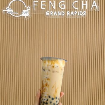 Feng Cha - Grand Rapids - Dirty boba with coffee and coffee jelly - Coffee & Tea Near Me - Grand Rapids, Michigan