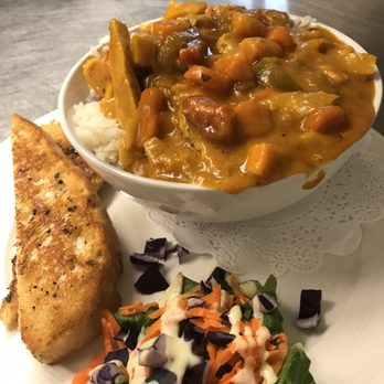 Babins Cookhouse - Homemade chicken curry. Also available as vegetarian or vegan friendly - American Near Me - Chesley, Ontario Babins Cookhouse - Homemade chicken curry. Also available as vegetarian or vegan friendly - American Near Me - Chesley, Ontario