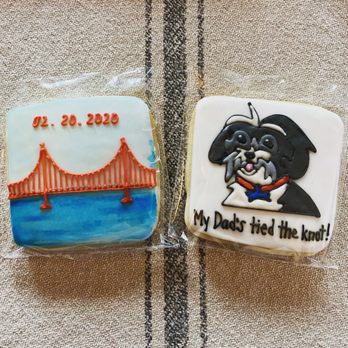 One Haute Cookie - a dog and a golden gate bridge - Desserts Near Me - Eagle, Idaho
