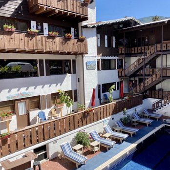 Mountain Chalet Aspen - Pool area. It's heated year round!!! - Hotels Near Me - Aspen, Colorado