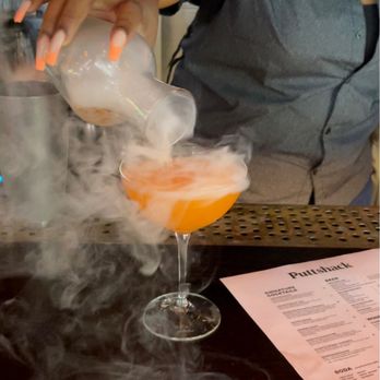 Puttshack - Pornstar drink (the peach on Peachtree is also really good) - Mini Golf Near Me - Atlanta, Georgia