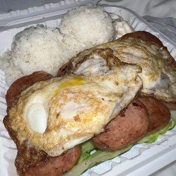 Ono Hawaiian BBQ - Grilled Spam & Eggs - Hawaiian Near Me - Anaheim, California
