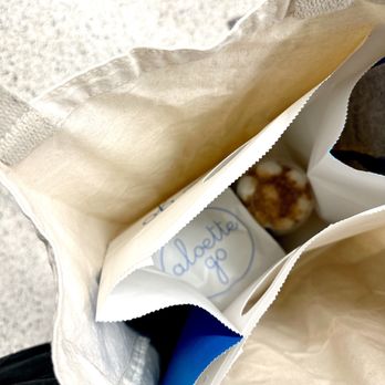 Aloette Go - the inside of a tote bag - Burgers Near Me - Toronto, Ontario