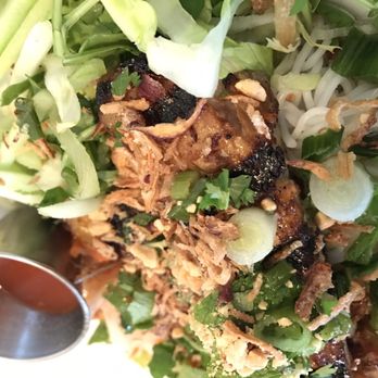 Vui's Kitchen - Not the best picture but the noodle bowl. Delicious! - Vegan Near Me - Nashville, Tennessee