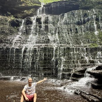 Machine Falls Loop Trail - This is Machine Falls, a 60-foot cascading waterfall located in Tullahoma, Tennessee. - Hiking Near Me Machine Falls Loop Trail - This is Machine Falls, a 60-foot cascading waterfall located in Tullahoma, Tennessee. - Hiking Near Me