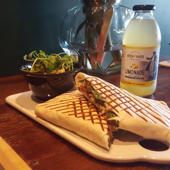 Pressed For Time Paninis - Meal at Pressed for Time - Wild Rice Salad, Casa Rosada Panini, Lemonade - Sandwiches Near Me - Guelph, Ontario