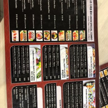 Union Sushi - Menu July 2018 cont'd - Sushi Bars Near Me - Flushing, New York Union Sushi - Menu July 2018 cont'd - Sushi Bars Near Me - Flushing, New York