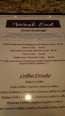 Menu photo 2 The West End Quakertown, PA Menu photo 2 The West End Quakertown, PA