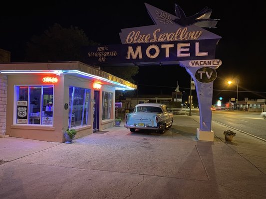 Photo of Blue Swallow Motel - Tucumcari, NM, US. Lobby