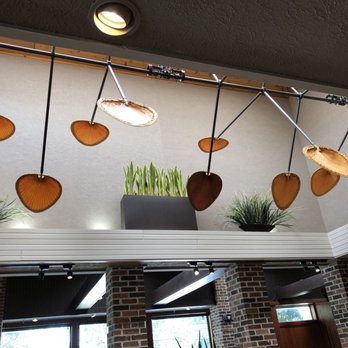 The Ceiling Fan At Cheddar S With All Its Fans In Place Rotating