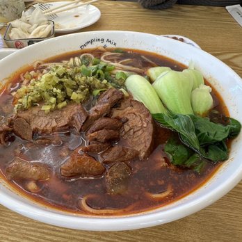 Dumpling Mix - Beef noodle with lot of flavors - Shanghainese Near Me - Redondo Beach, California Dumpling Mix - Beef noodle with lot of flavors - Shanghainese Near Me - Redondo Beach, California