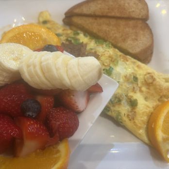 Keke's Breakfast Cafe - Cheese Steak Omelet with Fresh Fruit Cup sub - Breakfast & Brunch Near Me - Altamonte Springs, Florida Keke's Breakfast Cafe - Cheese Steak Omelet with Fresh Fruit Cup sub - Breakfast & Brunch Near Me - Altamonte Springs, Florida
