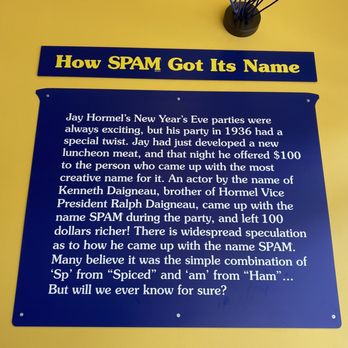 SPAM Museum - How SPAM got its name! - Museums Near Me - Austin, Minnesota