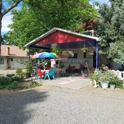 Coffee Barn - Outside around the back. Drive through on the left.