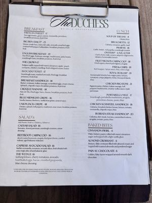 Menu photo 4 The Duchess Pleasanton, CA Menu photo 4 The Duchess Pleasanton, CA