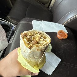 Paco's Tacos - Steak and Egg Breakfast Burrito