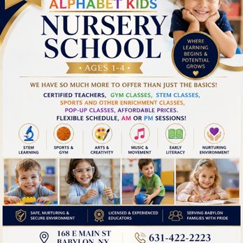 Alphabet Kids Nursery School - Preschools Near Me - Babylon, New York Alphabet Kids Nursery School - Preschools Near Me - Babylon, New York