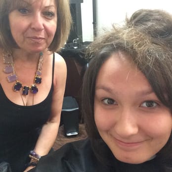 Shoreh Studio Salon - Shoreh and I while she's working her magic. Love her. - Hair Stylists Near Me - Brea, California