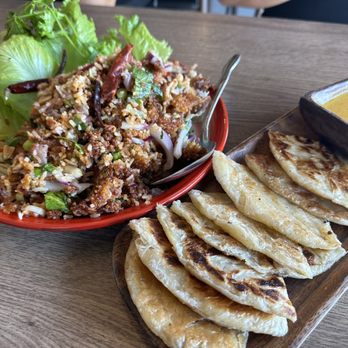 Andaman Thai - Crispy rice salad & roti with curry - Thai Near Me - Walnut Creek, California Andaman Thai - Crispy rice salad & roti with curry - Thai Near Me - Walnut Creek, California