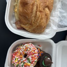 Bacon, Egg, Cheese and Croissant (Home Made) Donuts Bacon, Egg, Cheese and Croissant (Home Made) Donuts