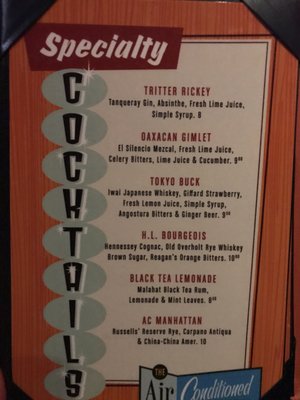 Menu photo 7 AIR CONDITIONED Lounge San Diego, CA Menu photo 7 AIR CONDITIONED Lounge San Diego, CA