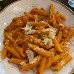 Penne alla vodka is delicious Penne alla vodka is delicious