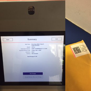 USPS - So thankful for operable self-service checkout. In and out in less than 5 minutes!! And the receipt went to my email. - Post Offices Near Me - Weston, Florida