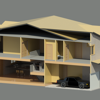 HC Structural Engineering - Section through new residence, Emerald Hills, CA - Structural Engineers Near Me - San Mateo, California