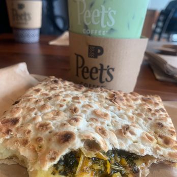 Peet's Coffee - Mediterranean flatbread super delicious and my favorite drink ice matcha latte - Coffee & Tea Near Me - Marina Del Rey, California Peet's Coffee - Mediterranean flatbread super delicious and my favorite drink ice matcha latte - Coffee & Tea Near Me - Marina Del Rey, California