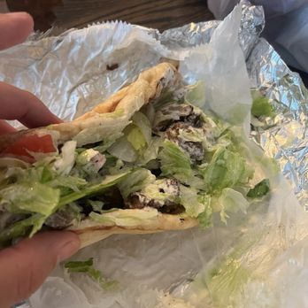 Crown Fried Chicken - I should have gotten a better picture, this makes the gyro look small, it's not. I had a time eating all of it. Best gyro around. - Chicken Shop Near Me - Newport News, Virginia Crown Fried Chicken - I should have gotten a better picture, this makes the gyro look small, it's not. I had a time eating all of it. Best gyro around. - Chicken Shop Near Me - Newport News, Virginia