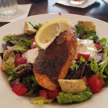 Michael's Grill - Salmon and grilled artichoke salad. - Seafood Near Me - Tampa, Florida