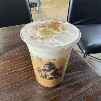Ape Coffee - monkey business latte - Coffee & Tea Near Me - Orange, California Ape Coffee - monkey business latte - Coffee & Tea Near Me - Orange, California