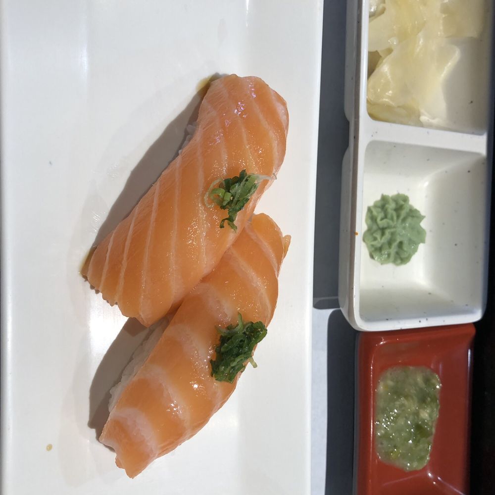 Edamami - Salmon Nigiri with fresh wasabi - Sushi Bars Near Me - San Diego, California
