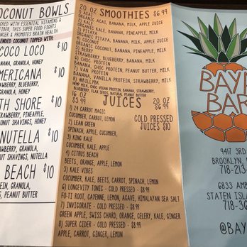 Baya Bar - Acai & Smoothie Shop - Juice Bars & Smoothies Near Me - Staten Island, New York Baya Bar - Acai & Smoothie Shop - Juice Bars & Smoothies Near Me - Staten Island, New York