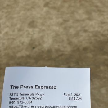 The Press Espresso - Coffee & Tea Near Me - Temecula, California The Press Espresso - Coffee & Tea Near Me - Temecula, California