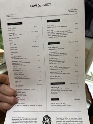 Menu photo 1 Raw And Juicy Santa Rosa Beach, FL Menu photo 1 Raw And Juicy Santa Rosa Beach, FL
