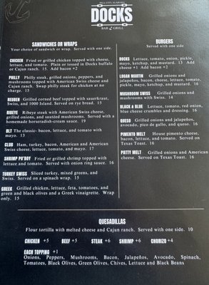 Menu photo 4 Docks Bar And Grill Pell City, AL Menu photo 4 Docks Bar And Grill Pell City, AL