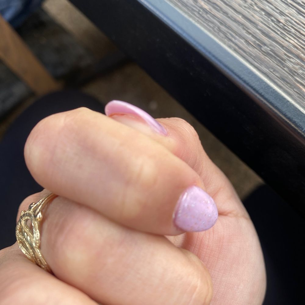 The acrylic nail isn't even attached to my nail The acrylic nail isn't even attached to my nail