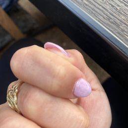 The acrylic nail isn't even attached to my nail The acrylic nail isn't even attached to my nail