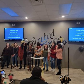 Songbird Karaoke - Co workers singing girls wanna have fun - Karaoke Near Me - Collingswood, New Jersey Songbird Karaoke - Co workers singing girls wanna have fun - Karaoke Near Me - Collingswood, New Jersey