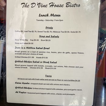 D'Vine Home Cooking - Sandwich, Burgers, Specialty and A La Carte menu - Mexican Near Me - Canyon Lake, Texas D'Vine Home Cooking - Sandwich, Burgers, Specialty and A La Carte menu - Mexican Near Me - Canyon Lake, Texas