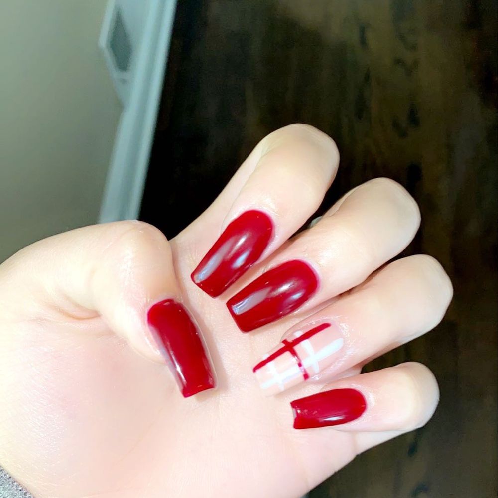 Fall gel acrylics Fall gel acrylics