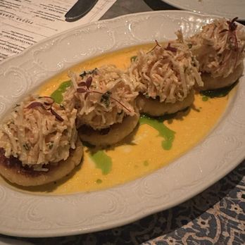 Mariel - Corn & Crab Arepitas - Cuban Near Me - Boston, Massachusetts Mariel - Corn & Crab Arepitas - Cuban Near Me - Boston, Massachusetts